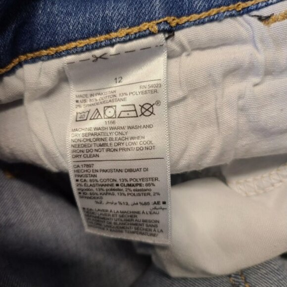 Old Navy Rock Star Super Skinny JEANS Womens SIZE 12 - Picture 3 of 4